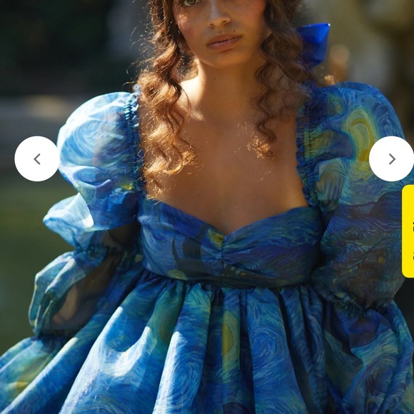 (SOLD) Selkie The Starry Night Moonlight Dress - Picture 4 of 14